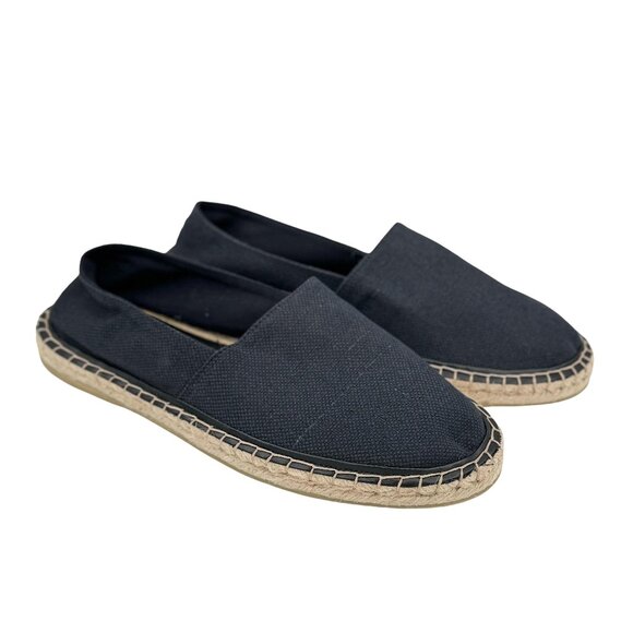 ZARA TEXTILE ESPADRILLES / WOMEN / NEW Navy Flats / EU 43 / US 10 - Picture 2 of 16